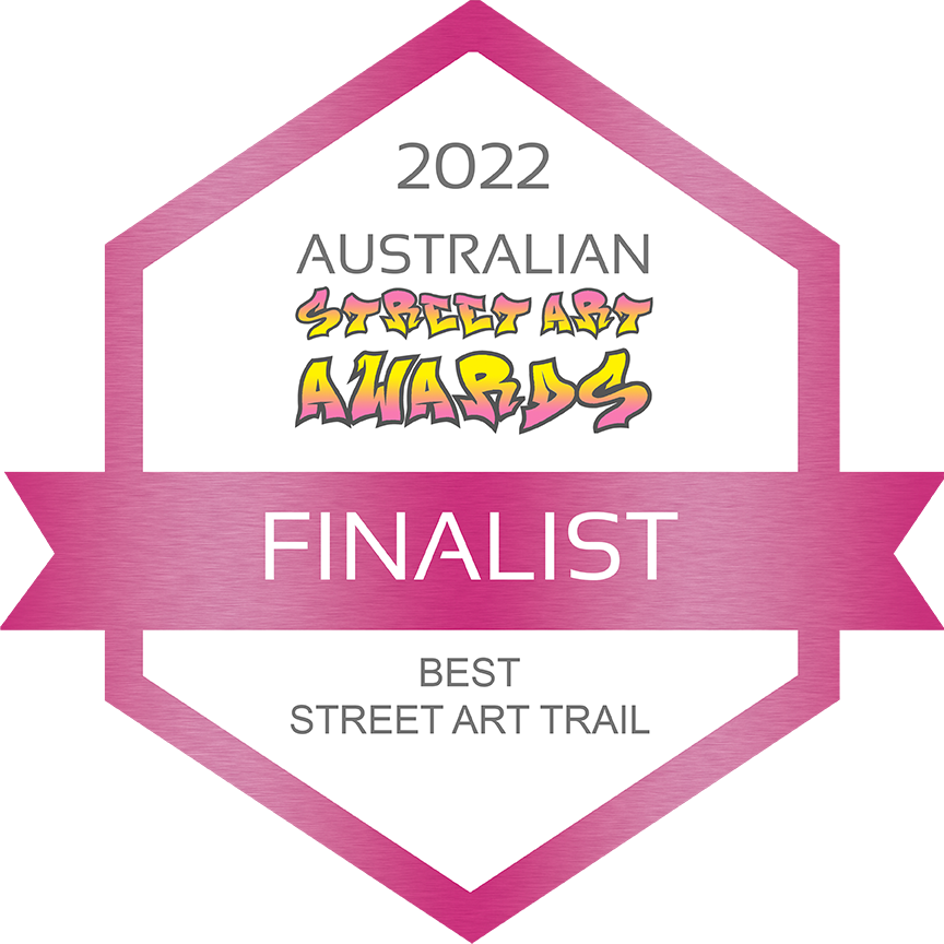 Australian Street Art Awards 2022 Finalist - Maryborough Mural Trail.