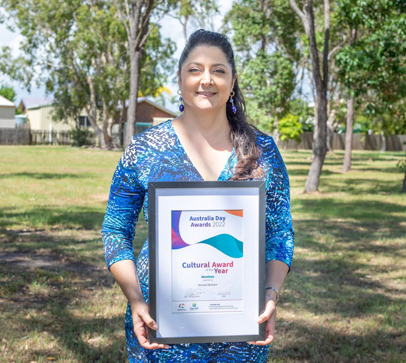 Australia Day Cultural Award Recipient Desiree McGann