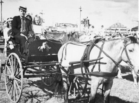 Maryborough Show 1959 - Cavalcade of Transport display. Fraser Coast Libraries.