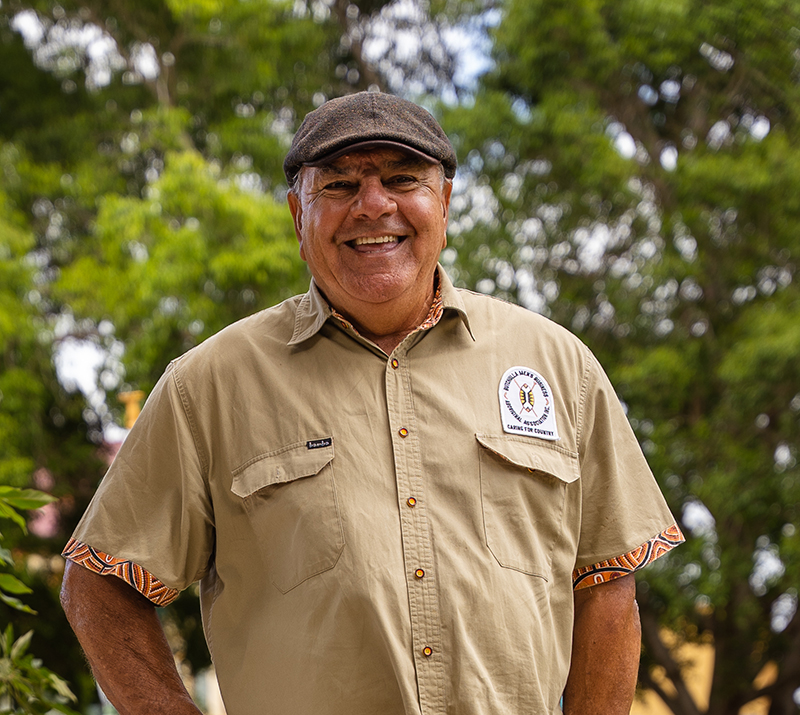 Butchulla Elder Uncle Glen Miller. Photo: Jessica Cook