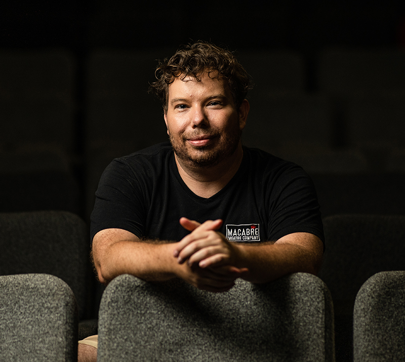 Matthew King, Director, Macabre Theatre Company. Photo: Cody Fox