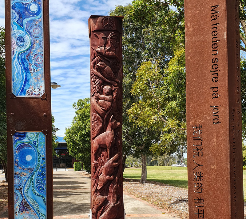 Peace poles