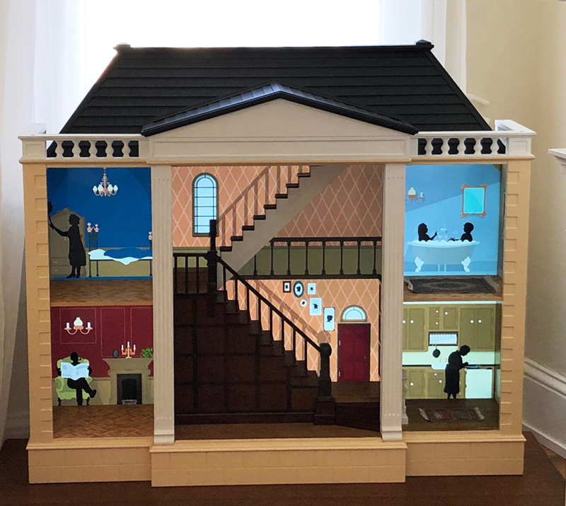 The Story Bank dolls house